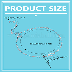 1 шт. браслеты на ногу из нержавеющей стали с цепочкой Sun Link&nbsp;AJEW-LP0007-63P