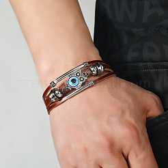 Сова с дурным глазом звенья многожильные браслеты&nbsp;LS-ANIM-PW0003-031