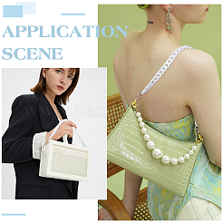 2 шт. 2 стиля акриловых витых цепных ручек для сумок&nbsp;HJEW-UN00072