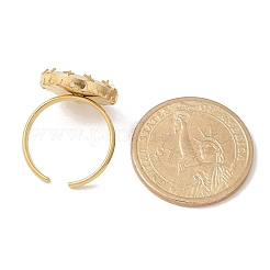 Плоские круглые кольца из натурального розового кварца&nbsp;RJEW-R009-01G-02