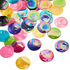 42 шт. подвески из натуральной ракушки капиз&nbsp;SSHEL-TA0001-18