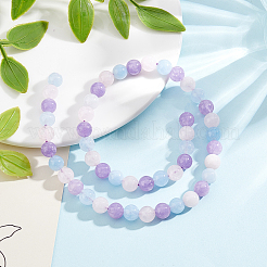 1 нить натуральных бусин из аквамарина&nbsp;G-GO0001-52