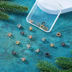 20 шт. Европейские бусины из сплава 4 цветов&nbsp;MPDL-TA0001-06