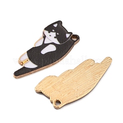 Подвески из эмали и сплава&nbsp;ENAM-WH0054-58E