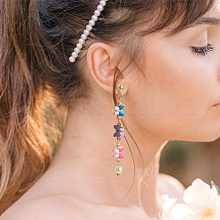 60 шт. 6 цвета 304 нержавеющая сталь эмалированные соединительные звенья&nbsp;STAS-CW0001-04