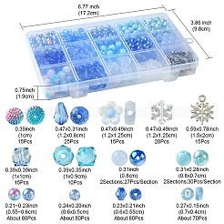 Прозрачные акриловые бусины смешанного стиля&nbsp;MACR-FS0001-60
