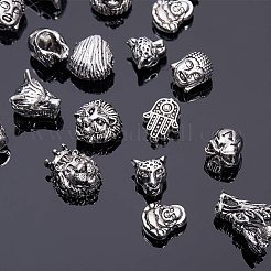 Тибетский стиль сплава цинка бисером&nbsp;TIBEB-PH0004-67AS