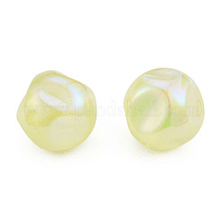 Гальваника радужное радужное покрытие акриловые бусины&nbsp;TACR-T025-002C