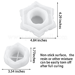 2 шт. 2 стиля подсвечник силиконовые Молды&nbsp;DIY-SZ0003-17
