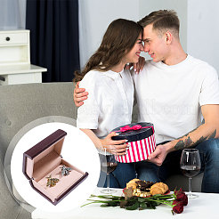 Пластиковые коробки для упаковки ювелирных запонок&nbsp;CON-WH0001-66