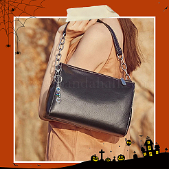 40шт 4 цвета акриловые бусины с УФ-покрытием&nbsp;OACR-SC0002-70