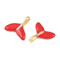 Латунь эмаль подвески&nbsp;KK-B167-02G-03