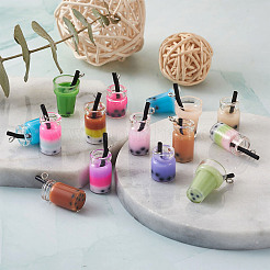 Подвески из стеклянных бутылок и пластиковые подвески&nbsp;CRES-CW0001-01