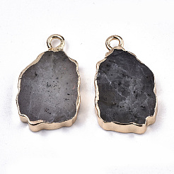 Природные подвески лабрадорита&nbsp;G-N326-41D