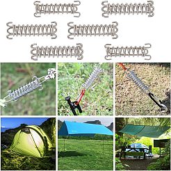 6 шт. пряжка для пружины палатки из нержавеющей стали&nbsp;AJEW-FH0001-47