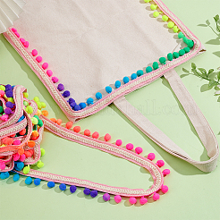 10 ярд полиэстеровых лент для помпонов с кисточками&nbsp;DIY-PH0033-31