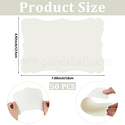 50 шт. поздравительных открыток из самодельной бумаги&nbsp;AJEW-CP0010-26B-02