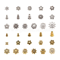 Конус и колпачок из бисера из сплава в тибетском стиле&nbsp;PALLOY-TA0001-78