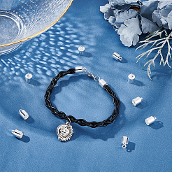 201 наконечники для шнура из нержавеющей стали&nbsp;STAS-UN0037-02