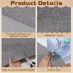 Льняная ткань&nbsp;AJEW-WH0816-164A