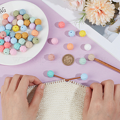 50 шт. фокусные бусины из пищевого силикона&nbsp;SIL-NB0001-52B