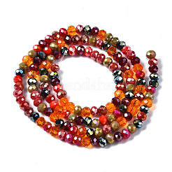 Стеклянные бусины с гальваническим покрытием &nbsp;X-EGLA-T020-12C