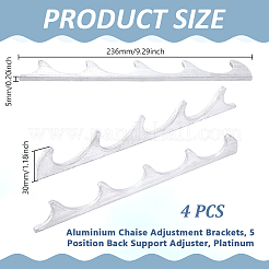 Алюминиевые кронштейны для регулировки шезлонга&nbsp;FIND-WH0126-960