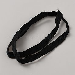 Плоский эластичный шнур для отделки губ из полиэстера&nbsp;EW-WH0014-06A