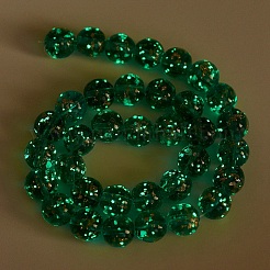 Ручной золотой песок бусины бисер нитей&nbsp;LAMP-P051-L03-10mm