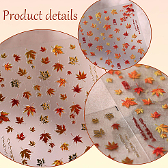 Наклейки для ногтей с рисунком кленового листа для домашних животных&nbsp;MRMJ-WH20816-001A