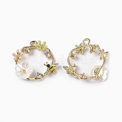 Подвески из эмали и сплава&nbsp;X-ENAM-N051-17