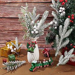 70 шт. 7 стиля искусственные сосновые игольчатые ветки из полиуретана и железа&nbsp;FIND-GA0005-49