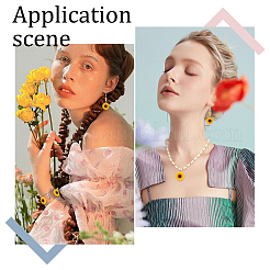 24шт 2 стиля непрозрачные подвески из смолы&nbsp;FIND-PH0005-97