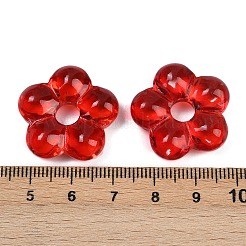 Прозрачные стеклянные бусины&nbsp;GLAA-F129-01O