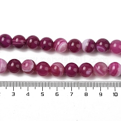 Натуральные полосатые агатовые / полосатые агатовые бусинки&nbsp;G-Z060-A01-C06