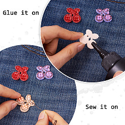 24 шт. 6-х цветные вишневые стразы&nbsp;PATC-TA0001-06