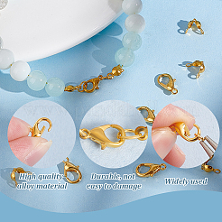 Наборы фурнитуры для карабинов из цинкового сплава&nbsp;DIY-GO0002-21G