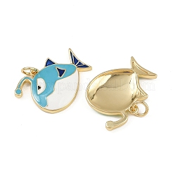 Латунь эмаль подвески&nbsp;KK-L241-20G