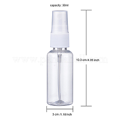 30 мл прозрачный пластиковый распылитель многоразового использования для домашних животных&nbsp;X1-MRMJ-WH0032-01A
