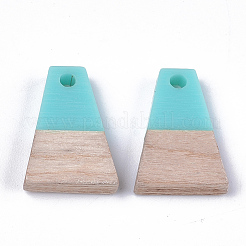 Подвески из смолы и дерева&nbsp;LS-RESI-S358-52B