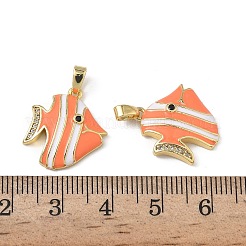 Латунные микро проложить кубического циркония подвески&nbsp;KK-F924-19B-G04