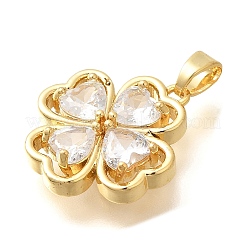 Латунные микро проложить кубического циркония подвески&nbsp;ZIRC-D275-01G-01