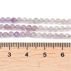 Натуральные фиолетовые фантомные кварцы&nbsp;G-B175-D07-3mm