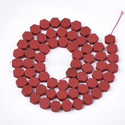 Окрашенного распылением немагнитных синтетических нитей гематита бусы&nbsp;G-T116-03B-18