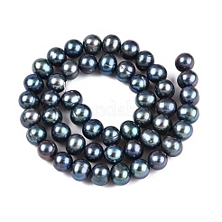 Нити из натурального культивированного пресноводного жемчуга&nbsp;LS-PEAR-N013-08H