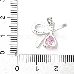 Латунные микро проложить кубического циркония подвески&nbsp;KK-N254-225P