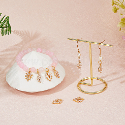 8шт 2 стиля латунные подвески с микропаве и кубическим цирконием&nbsp;KK-HS0015-64