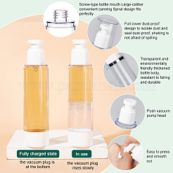 Пустые портативные пластиковые безвоздушные бутылки с насосом&nbsp;LS-AJEW-WH0299-91B