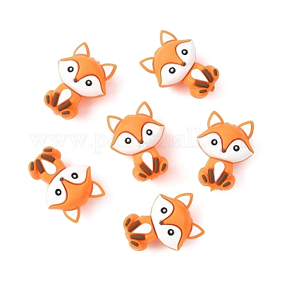 6 шт. Силиконовые бусины&nbsp;SIL-YW0002-15A-1