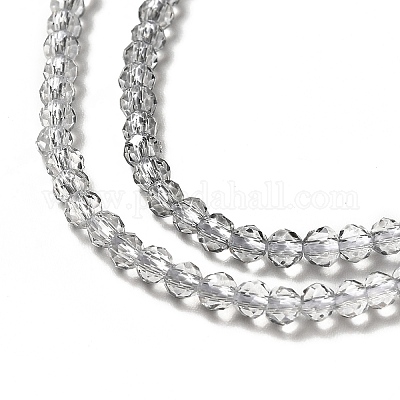 Прозрачный градиент цвета стеклянные бусины пряди GLAA-H021-01B-28-1